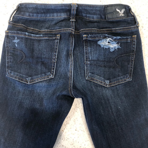 American Eagle 360 super stretch size 2 short jeggings - Picture 3 of 5